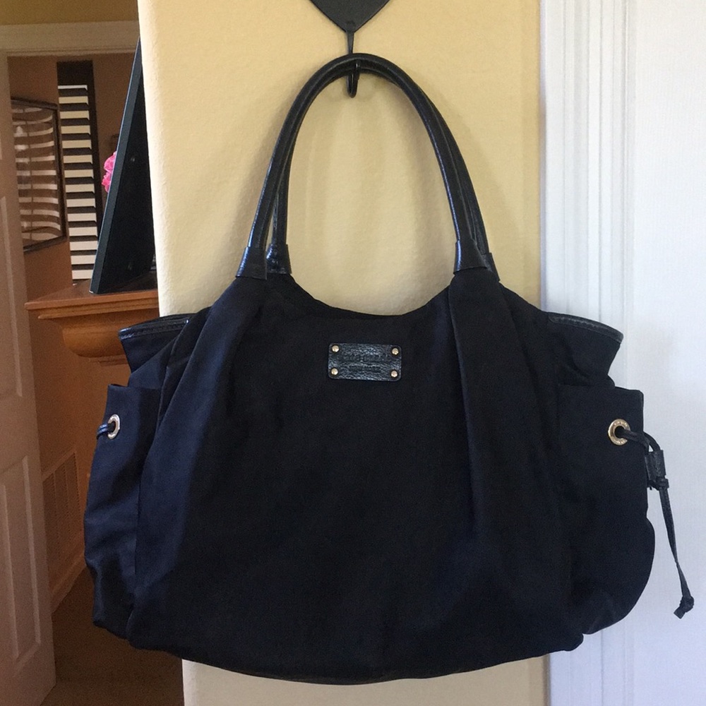 Kate Spade Stevie Leather-trimmed Nylon Ba…